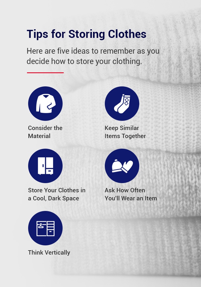 tips for storing clothes